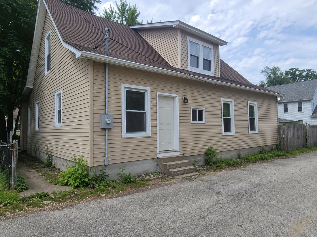 An older two-story home bought as a project